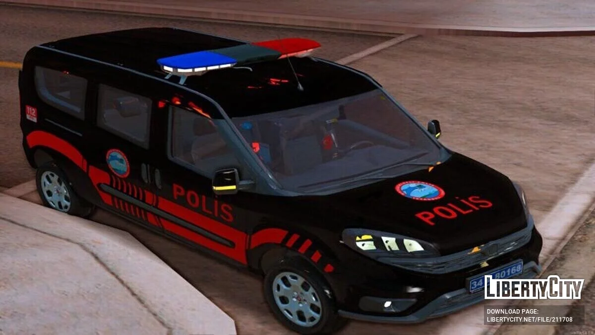 Fiat Doblo - Police / GTA San Andreas