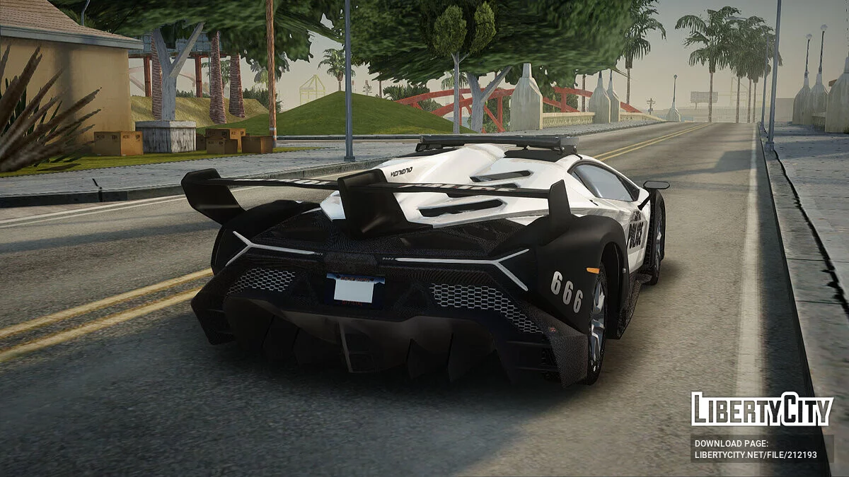Lamborghini Veneno Los Santos Police / GTA San Andreas