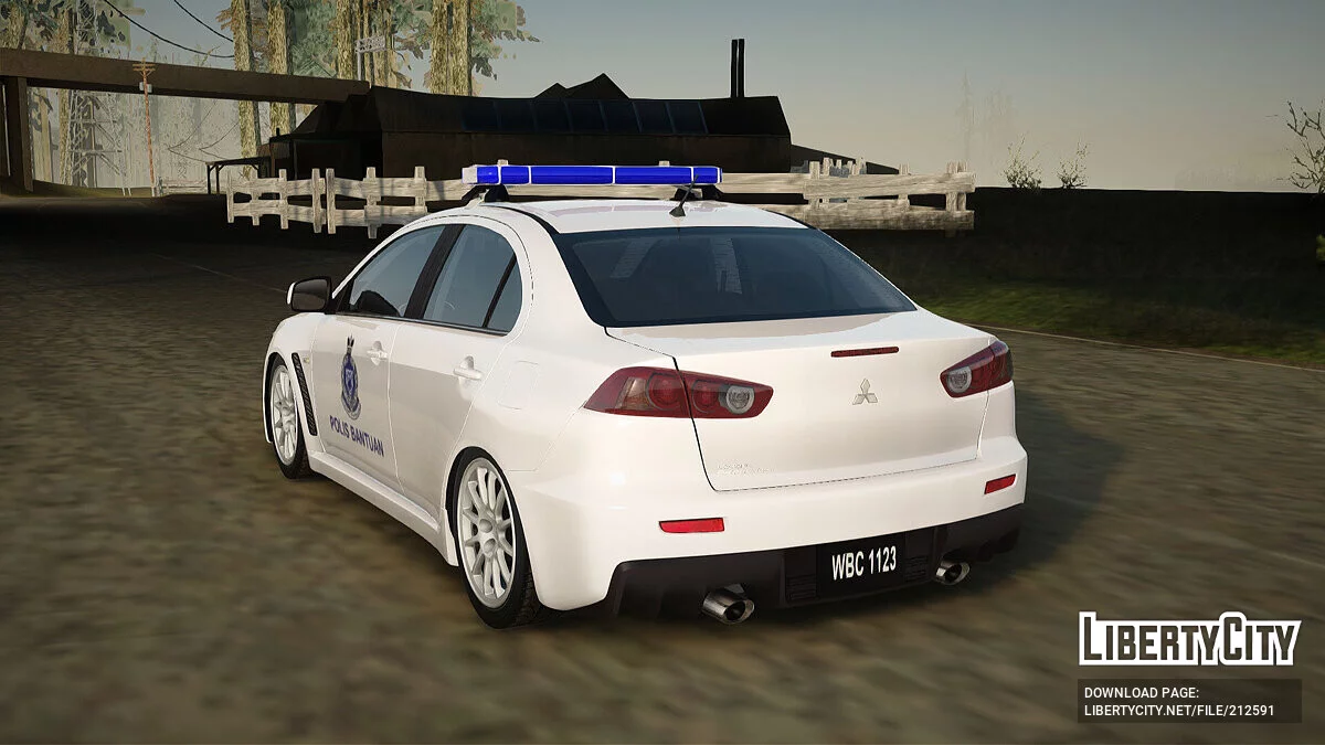 Mitsubishi Lancer Evolution X Malaysia Auxiliary / GTA San Andreas
