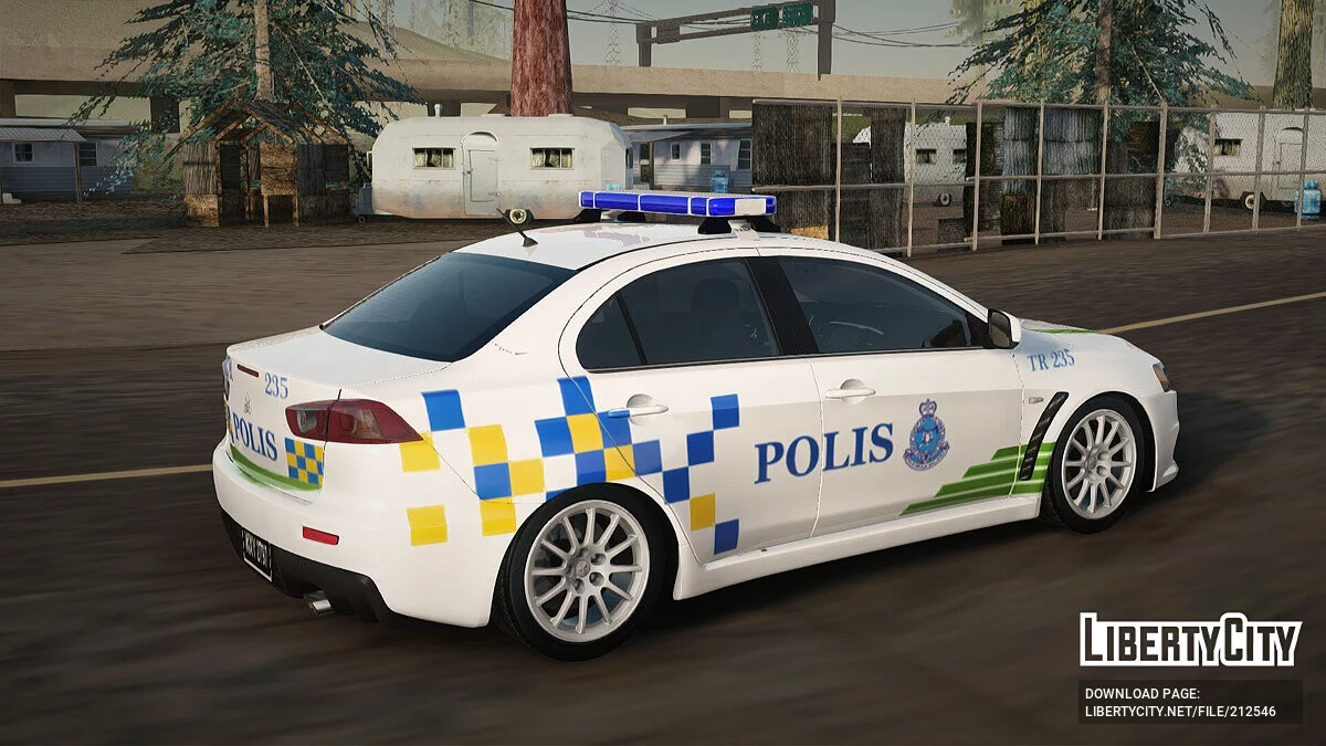 三菱蓝瑟 Evolution X PDRM / GTA San Andreas