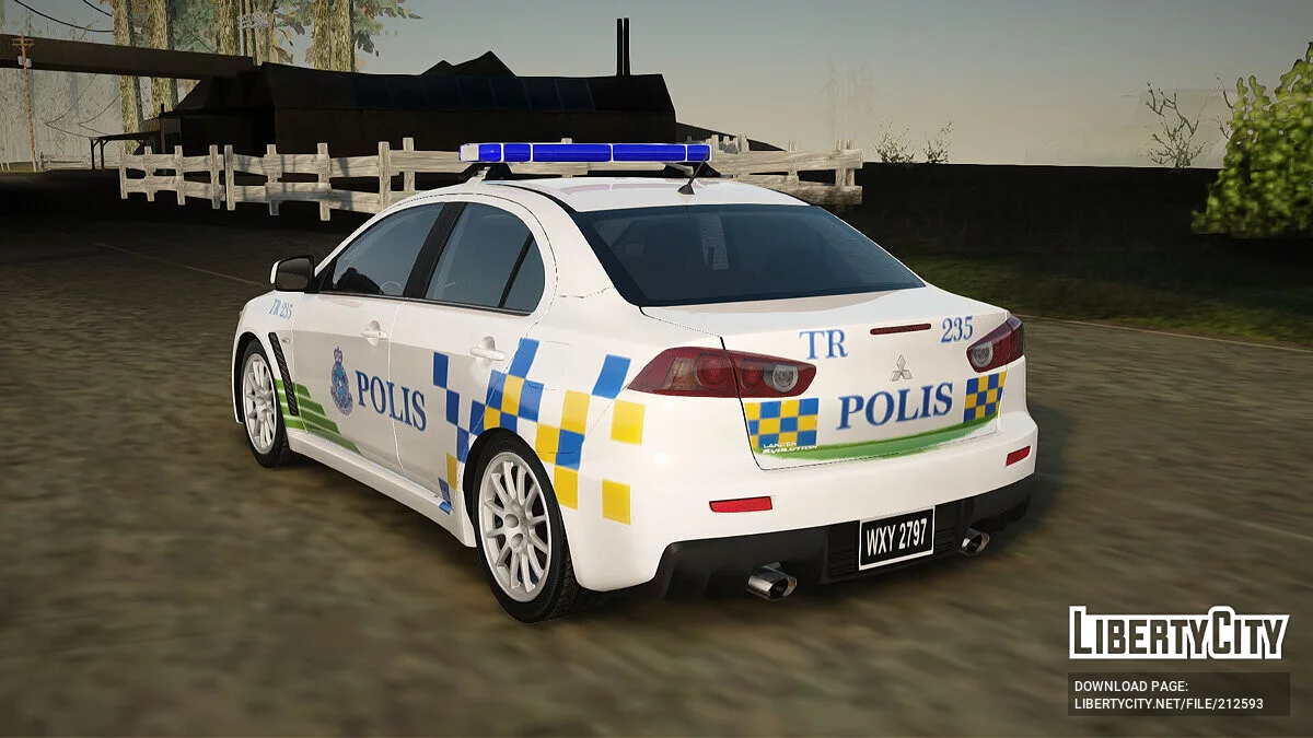 Mitsubishi Lancer Evolution X PDRM / GTA San Andreas