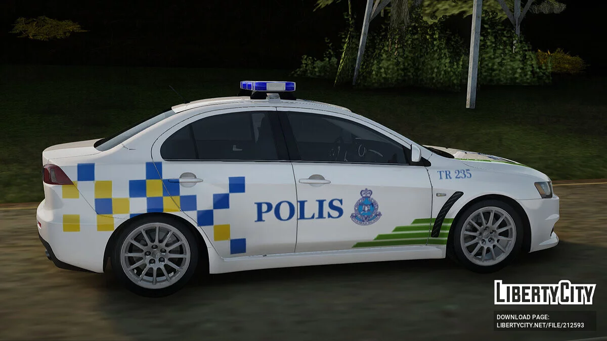 Mitsubishi Lancer Evolution X PDRM / GTA San Andreas