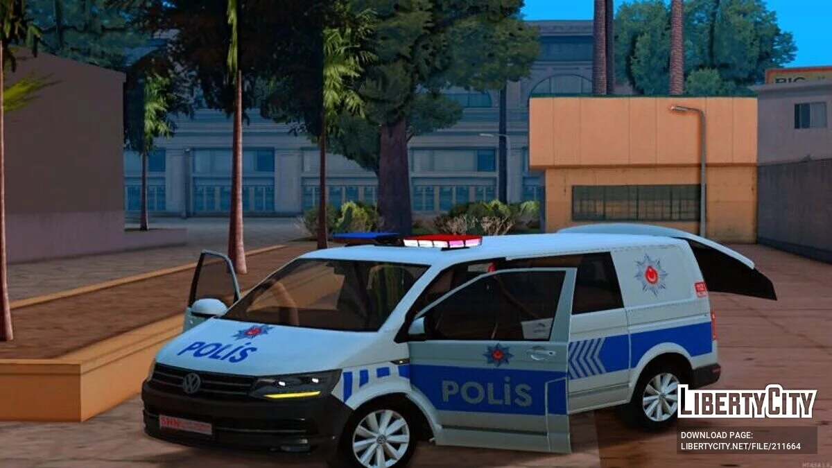 Volkswagen Transporter MK6 - Police / GTA San Andreas
