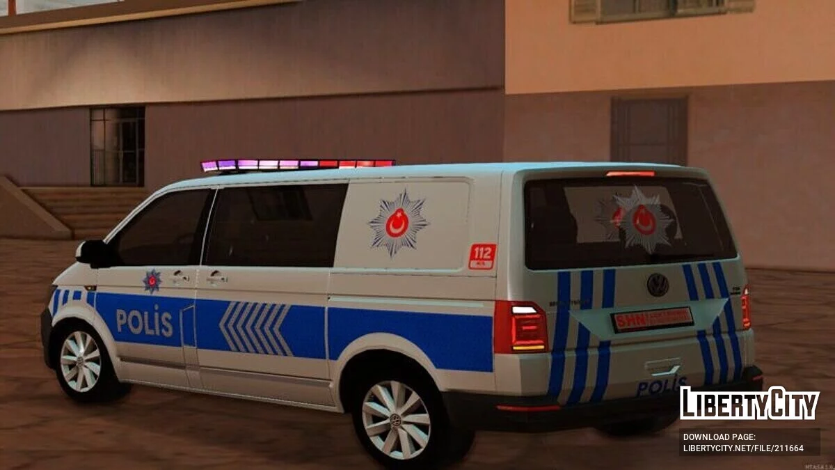 Volkswagen Transporter MK6 - Police / GTA San Andreas