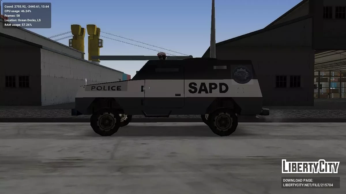 Enforcer Tactical Van - SA Style / GTA San Andreas