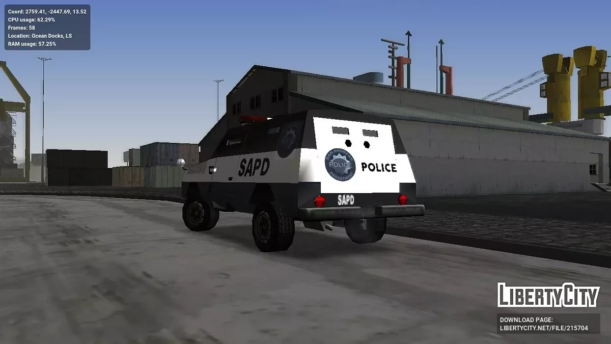 Enforcer Tactical Van - SA Style / GTA San Andreas