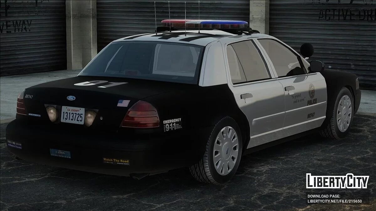 LAPD 2011 Ford Crown Victoria / GTA San Andreas