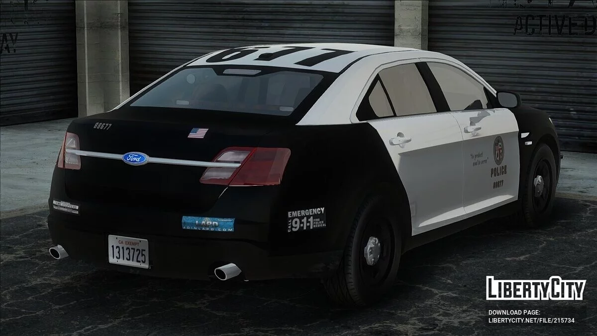 LAPD 2013 Ford Taurus Slicktop / جي تي إيه سان أندرياس