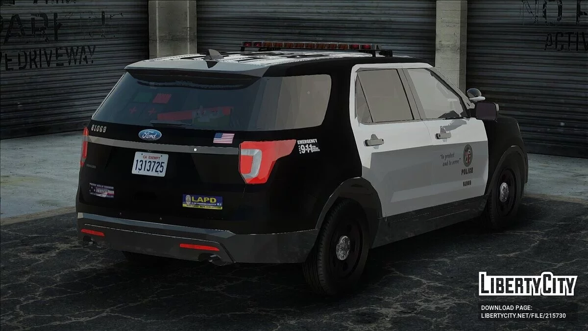 LAPD 2016 Ford Explorer / جي تي إيه سان أندرياس