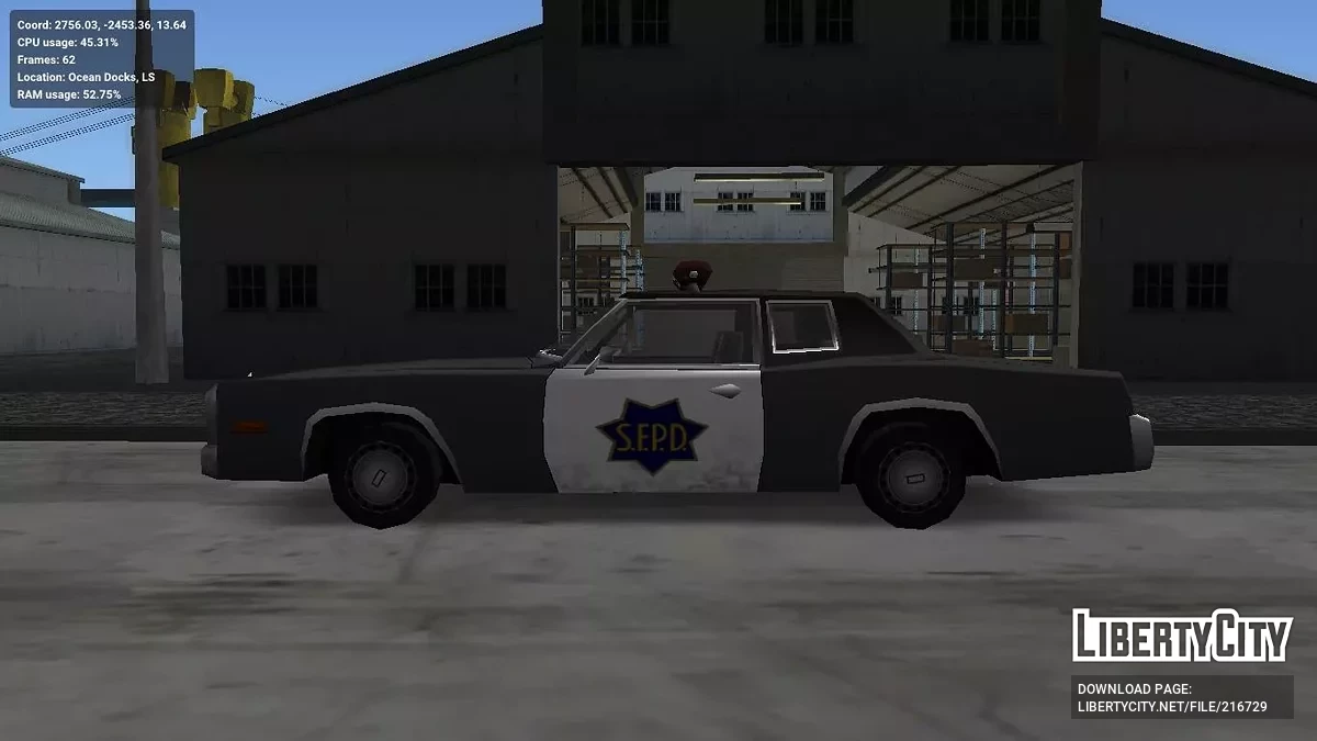 Esperanto Police 1971 (SFPD) / GTA San Andreas