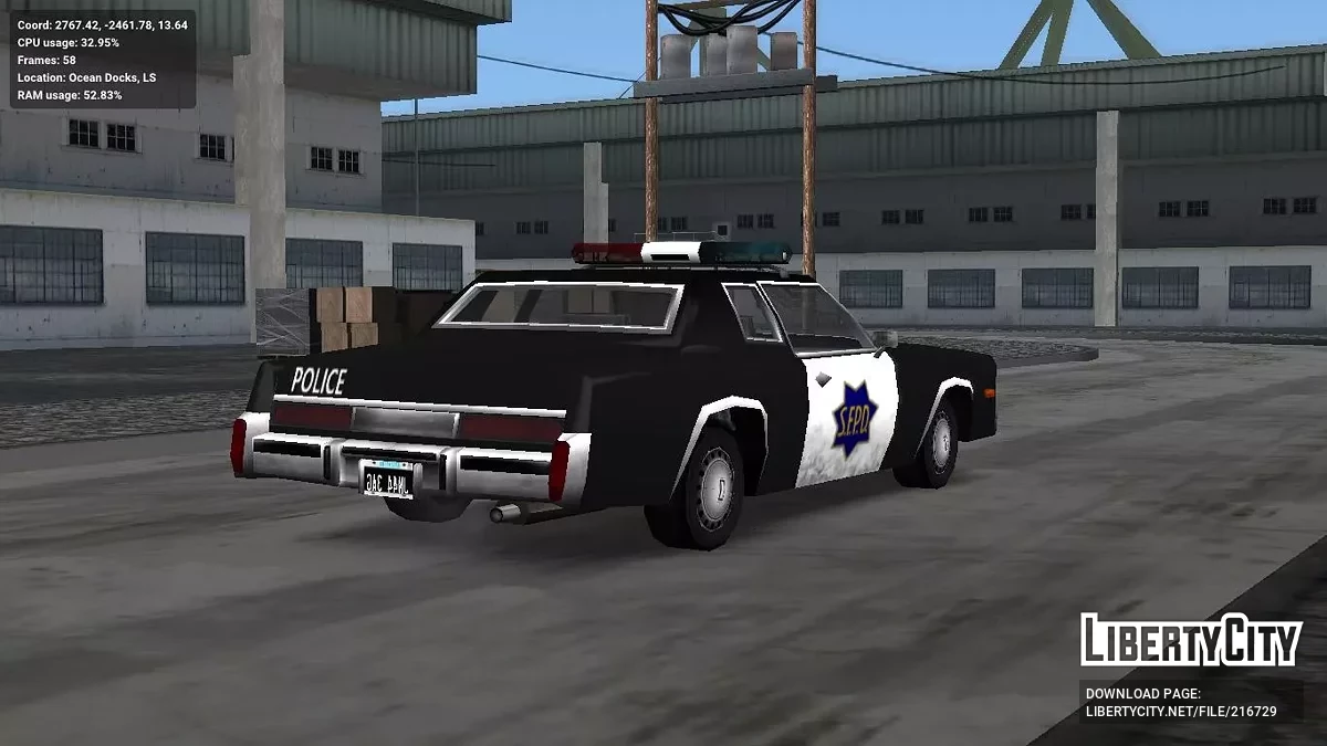 Esperanto Police 1971 (SFPD) / GTA San Andreas