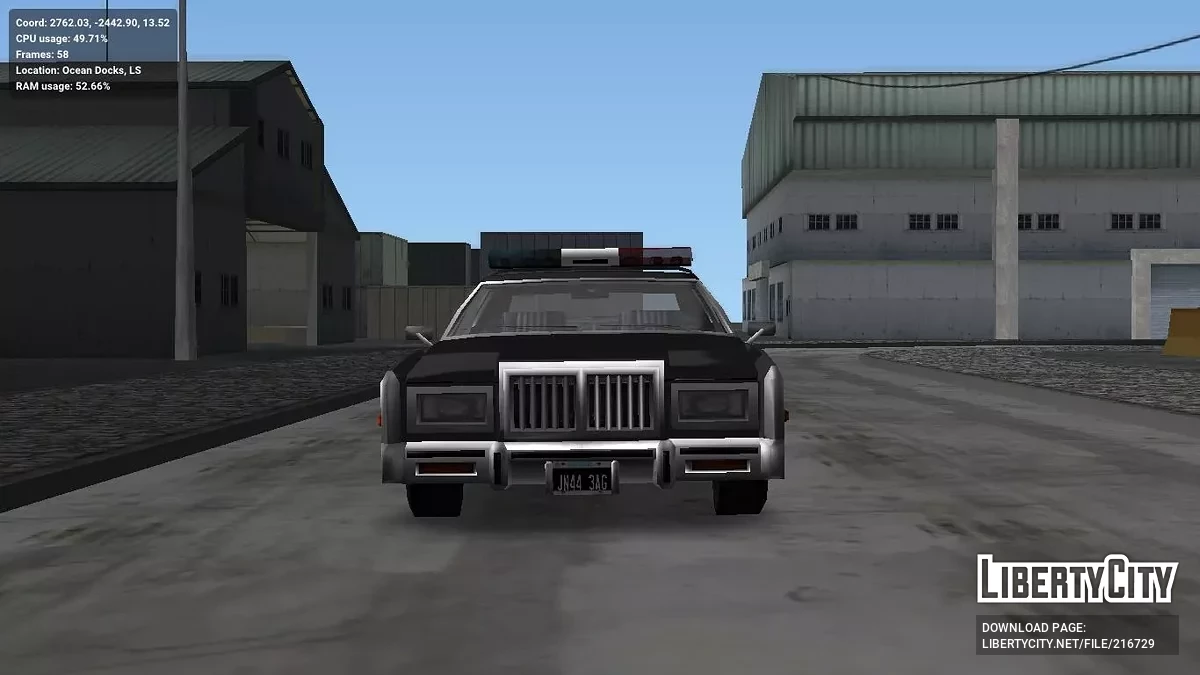 Esperanto Police 1971 (SFPD) / GTA San Andreas