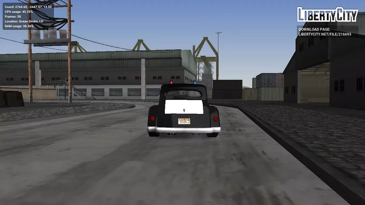 Hustler Police LSPD 1948 / GTA San Andreas