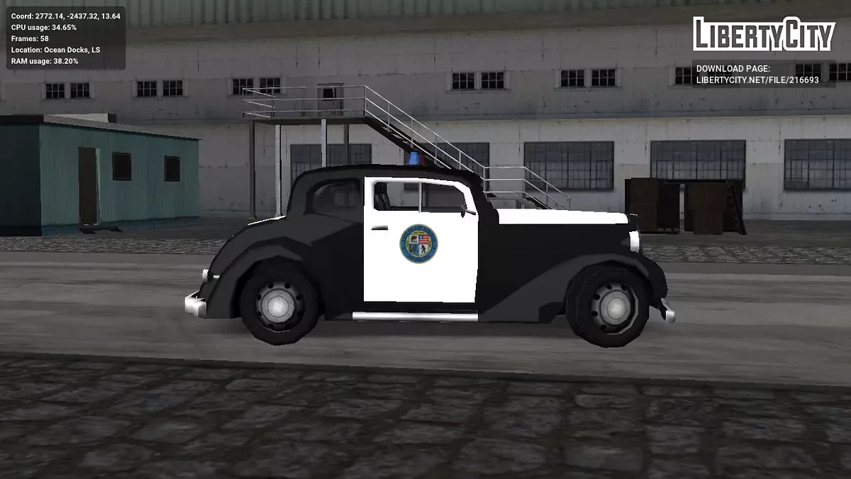 Hustler Police LSPD 1948 / GTA San Andreas