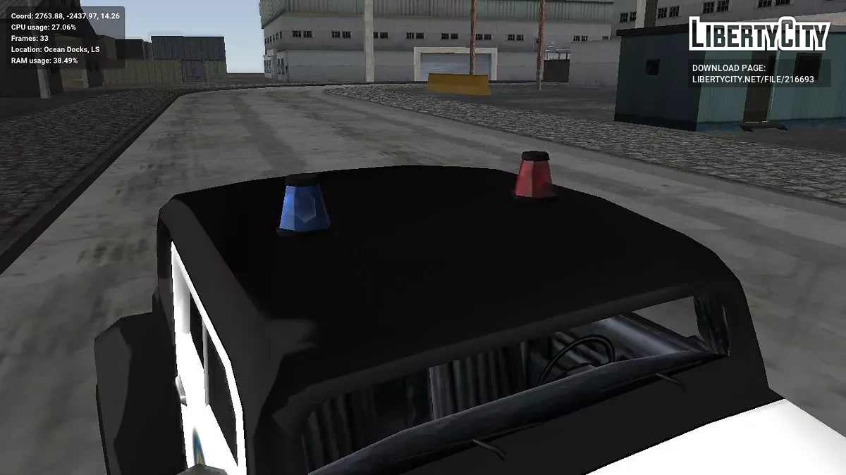 Hustler Police LSPD 1948 / GTA San Andreas
