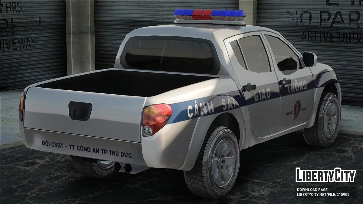Mitsubishi L200 - Police / GTA San Andreas