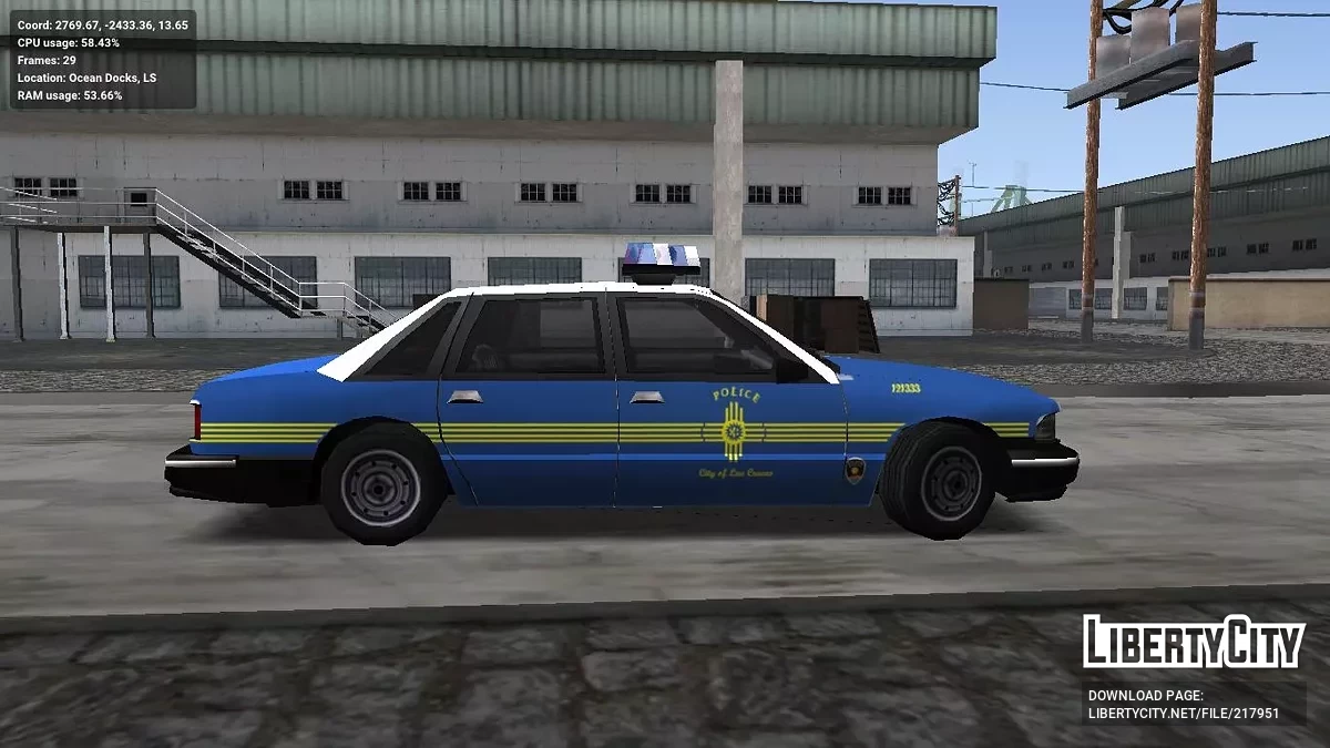 Premier Las Cruces Police Departament (New Mexico, USA) / GTA San Andreas