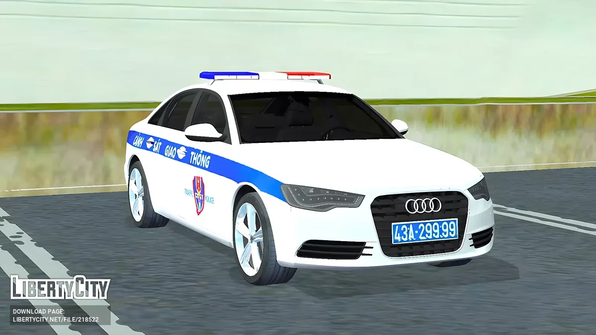 Audi A6 Polisi Lalu Lintas Vietnam / GTA San Andreas