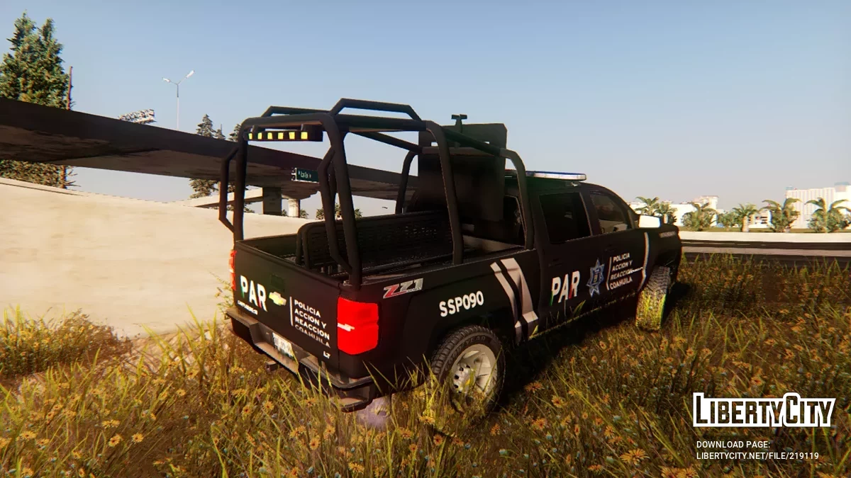 Chevrolet Silverado Polizei Aktion und Reaktion Coahuila / GTA San Andreas