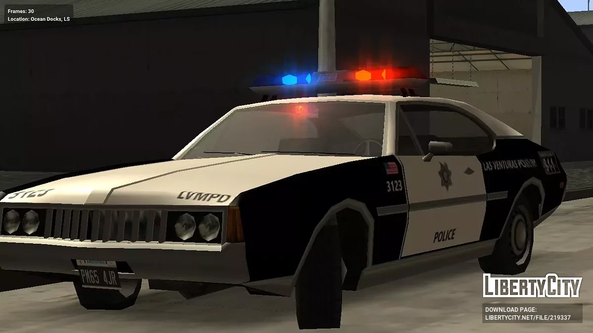 Clover LVMPD (IVF Low Poly) / GTA San Andreas