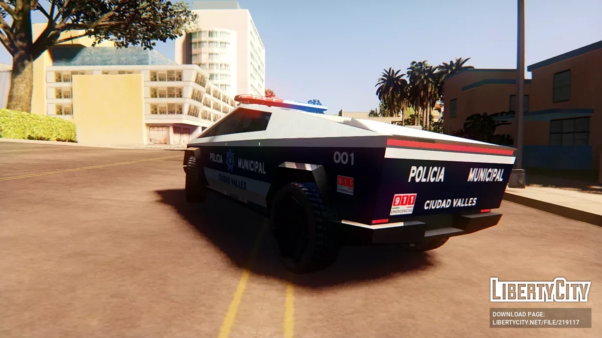 Cybertruck Stadtpolizei Ciudad Valles / GTA San Andreas
