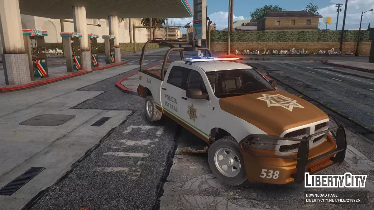 Dodge Ram Policia Estatal Tamaulipas / جي تي إيه سان أندرياس