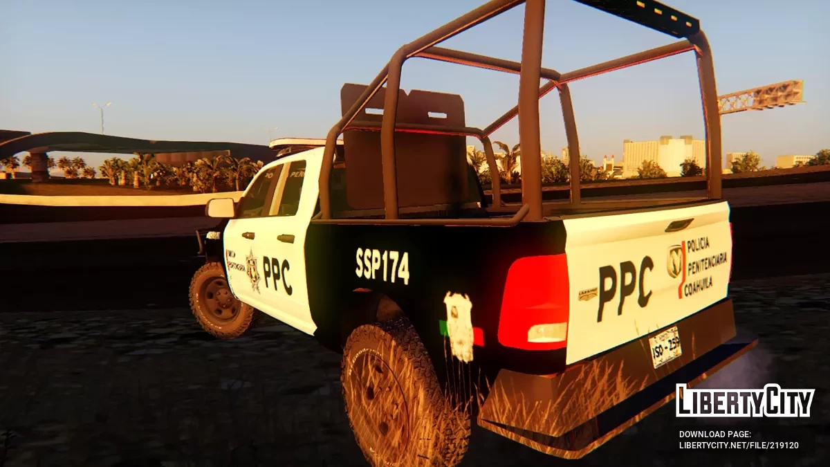 Dodge Ram Police Pénitentiaire Coahuila / GTA San Andreas