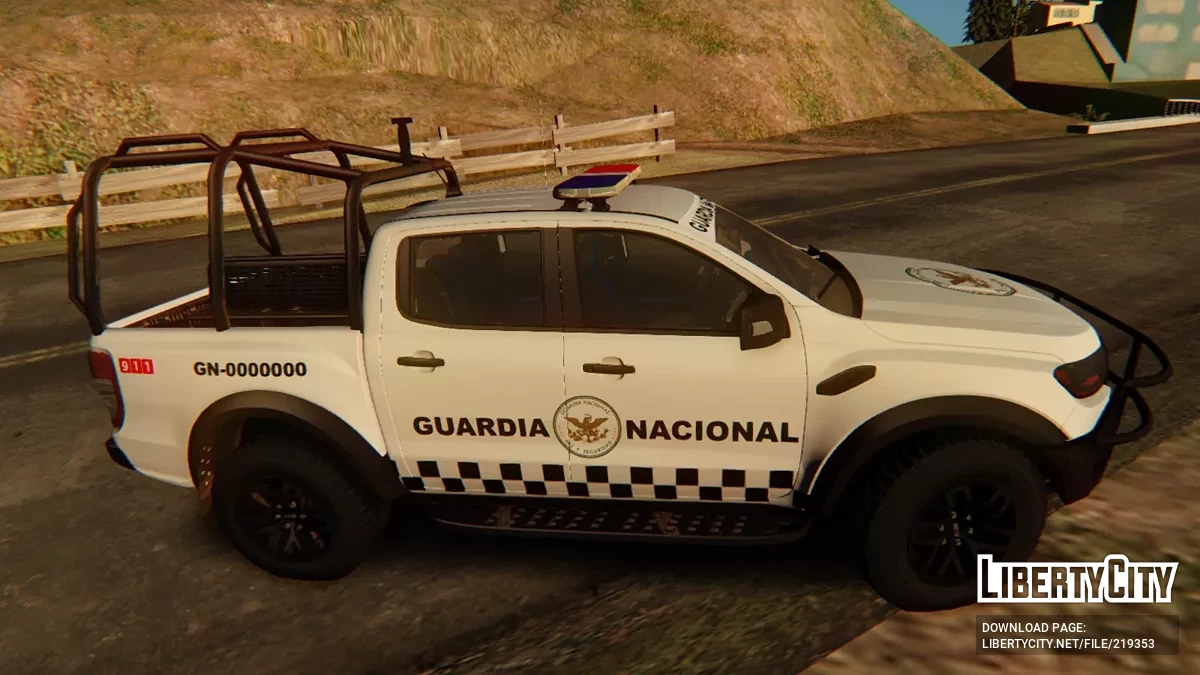 Ford Ranger Raptor Guardia Nacional Mexico / GTA San Andreas