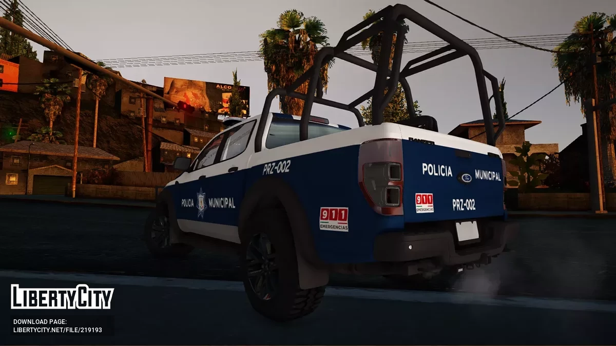 Ford Ranger Raptor Муніципальна поліція Самори / GTA San Andreas