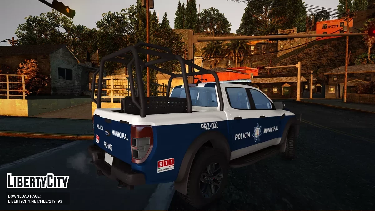 Ford Ranger Raptor Муніципальна поліція Самори / GTA San Andreas