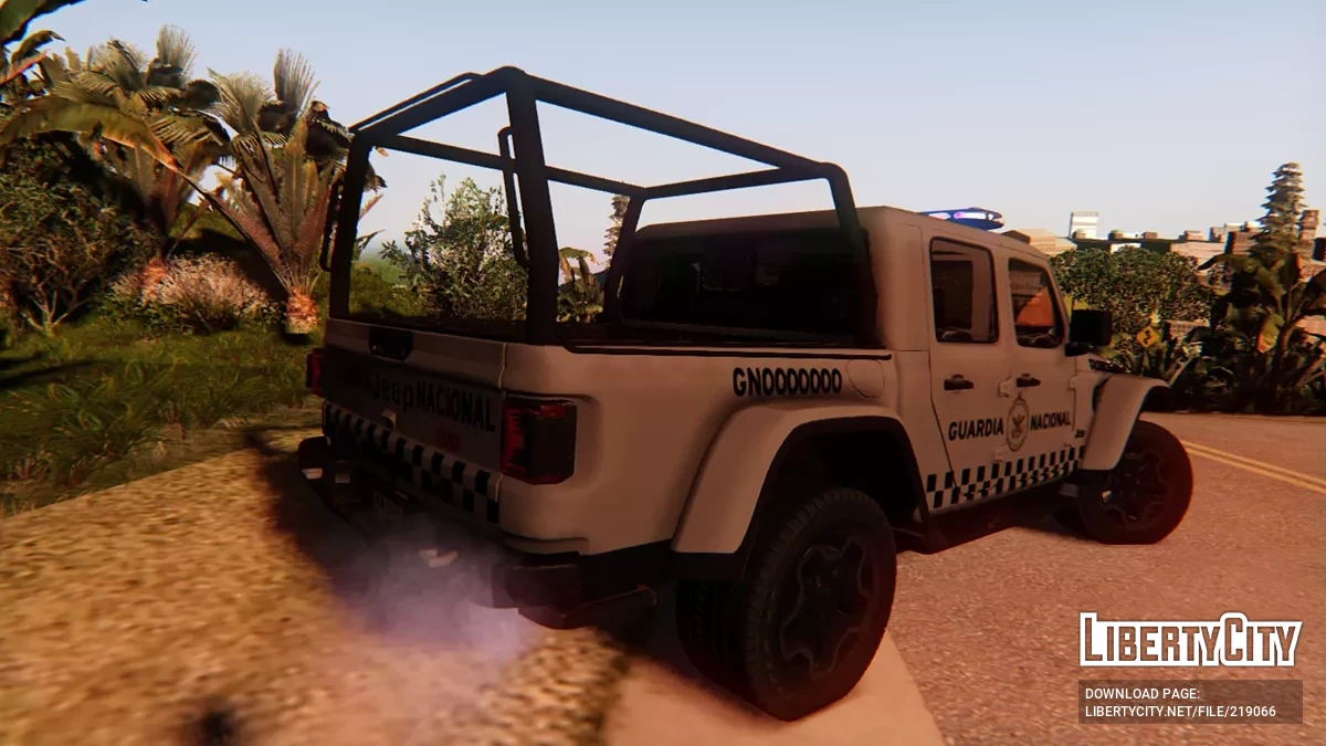 Jeep Gladiator Guardia Nacional / GTA San Andreas