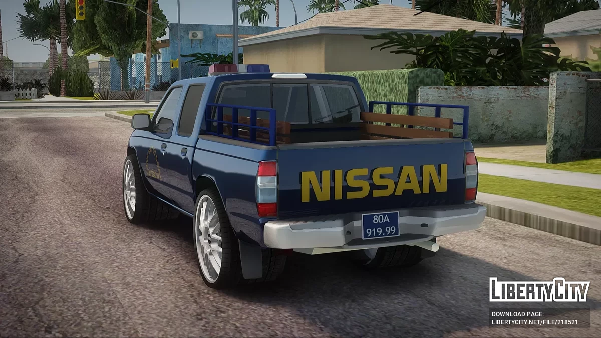 Caminhão de Polícia Móvel Nissan Frontier do Vietnã / GTA San Andreas