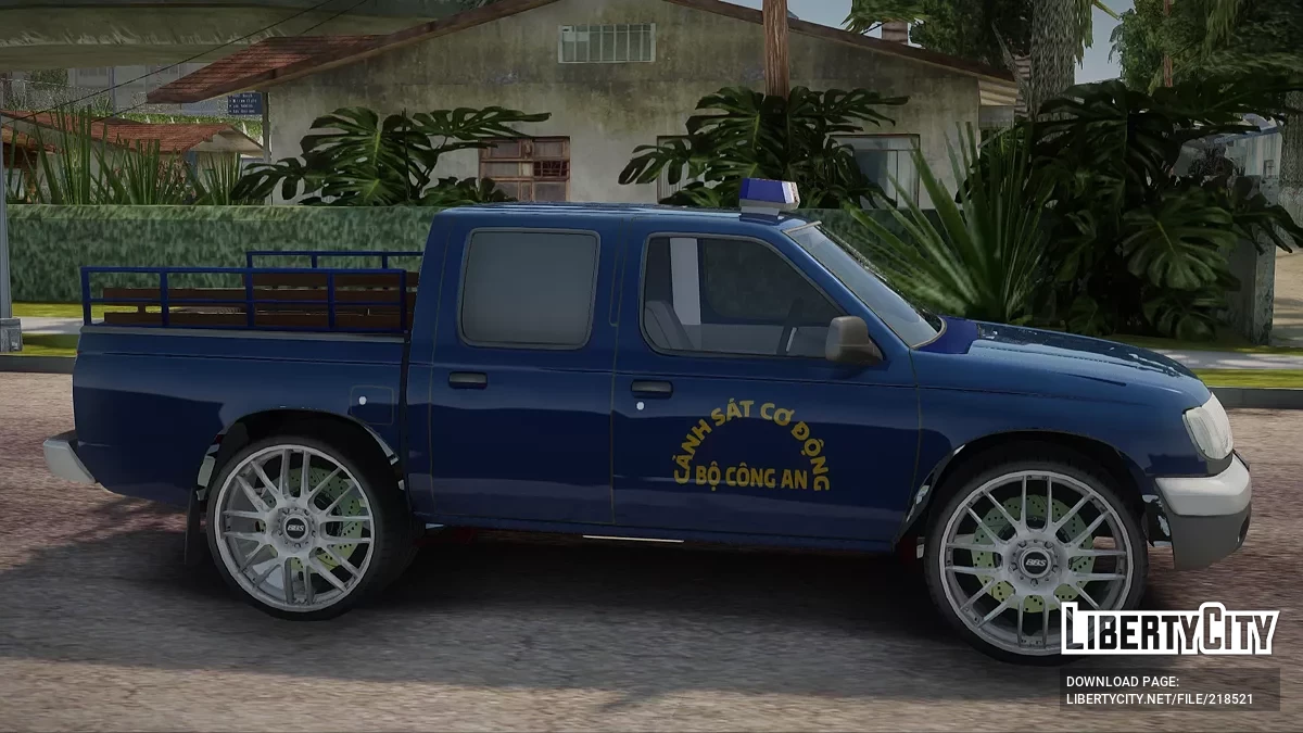Caminhão de Polícia Móvel Nissan Frontier do Vietnã / GTA San Andreas