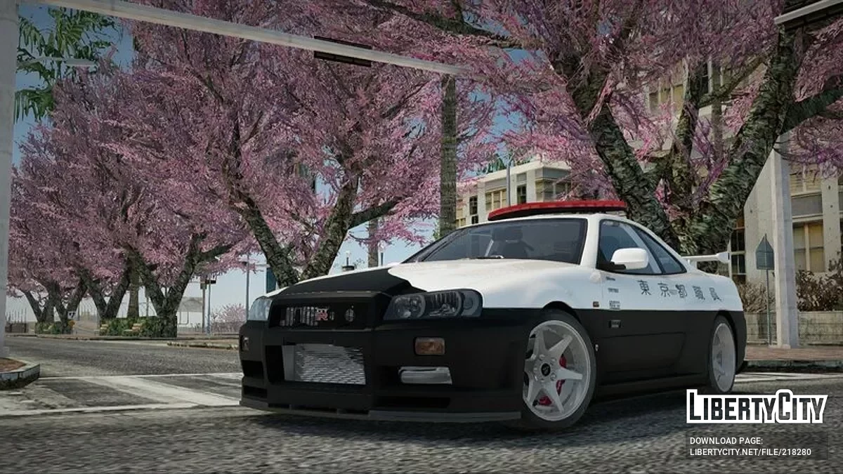 Nissan Skyline GTR R34 Police JP / GTA San Andreas