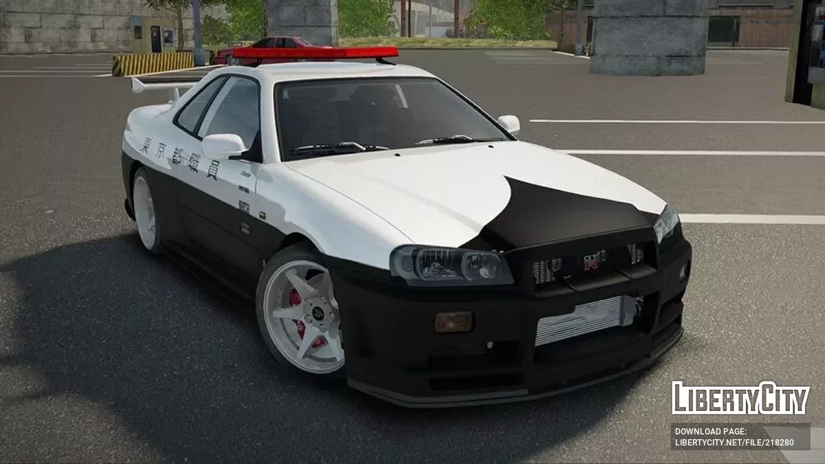 Nissan Skyline GTR R34 Police JP / GTA San Andreas