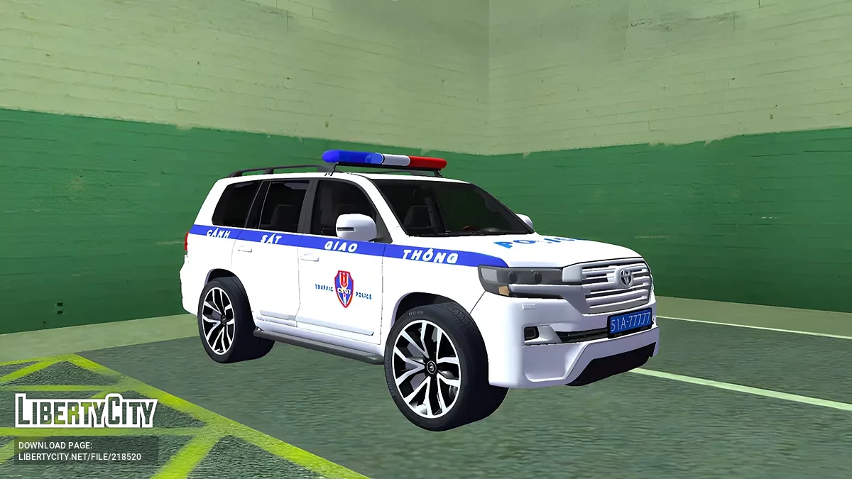 越南交通警察丰田陆地巡洋舰200 / GTA San Andreas