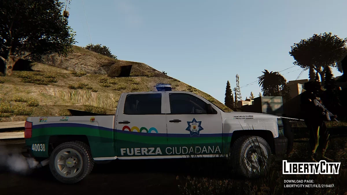 Chevrolet Silverado 2014 Fuerza Ciudadana Chiapas / جي تي إيه سان أندرياس