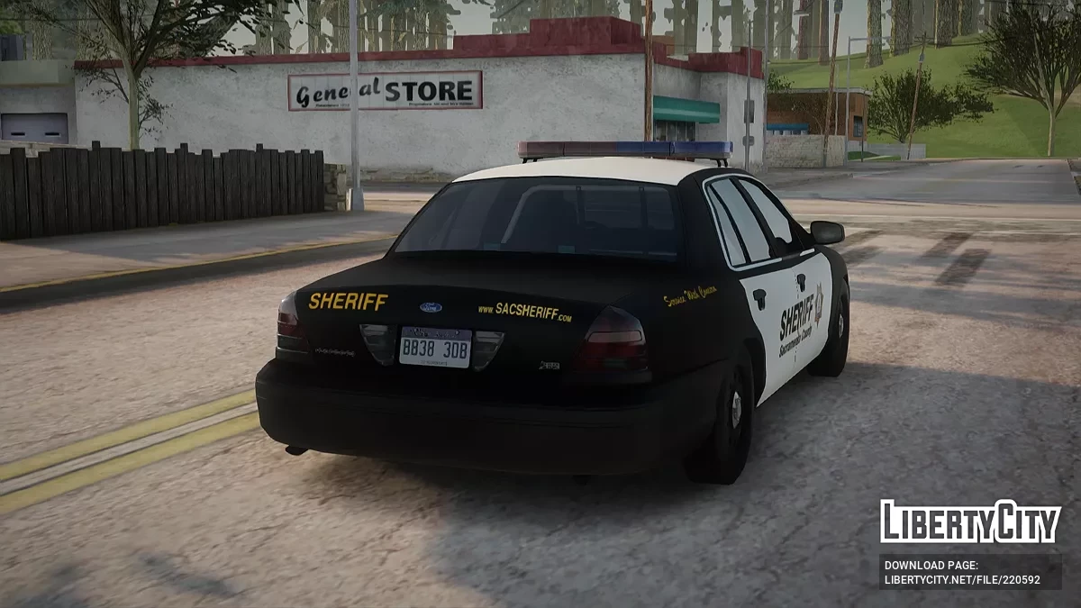Ford Crown Victoria 2005 Sacramento Sheriff Department / GTA San Andreas