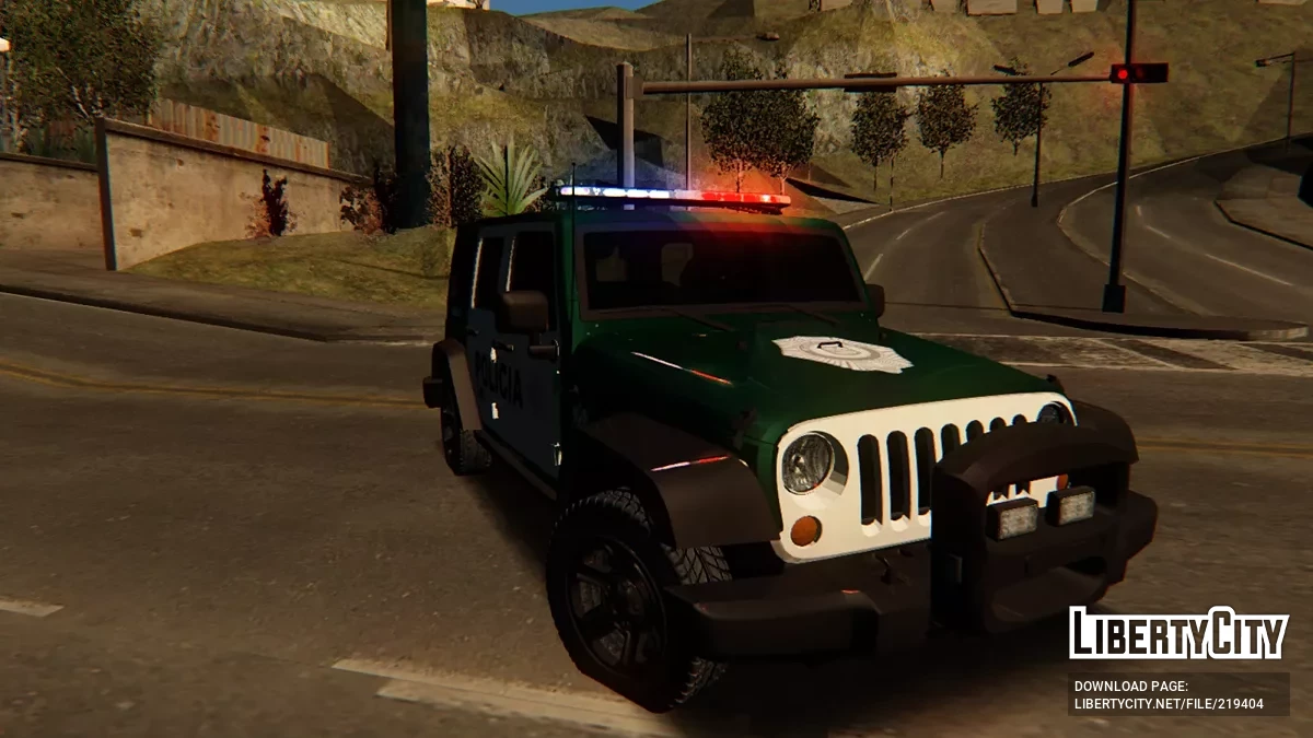 JEEP Wrangler Policia CDMX 2020 / جي تي إيه سان أندرياس