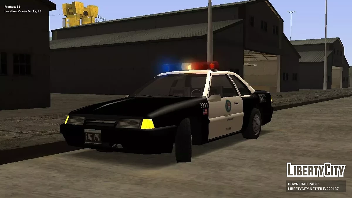 Karin Previon LSPD (LAPD Parody + ImVehFt Support) / GTA San Andreas
