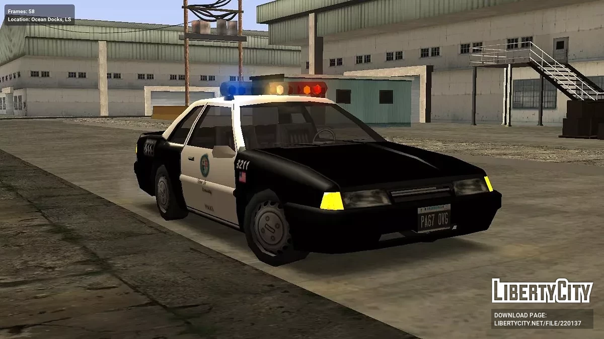 Karin Previon LSPD (LAPD Parody + ImVehFt Support) / GTA San Andreas