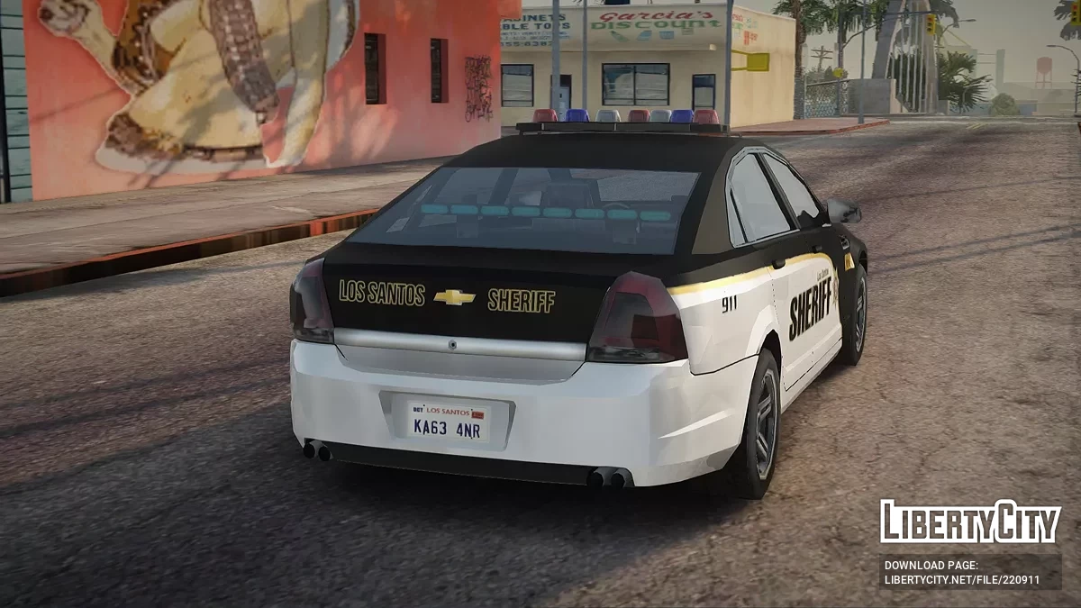 Chevrolet Cruze Los Santos County Sheriff Departament / GTA San Andreas