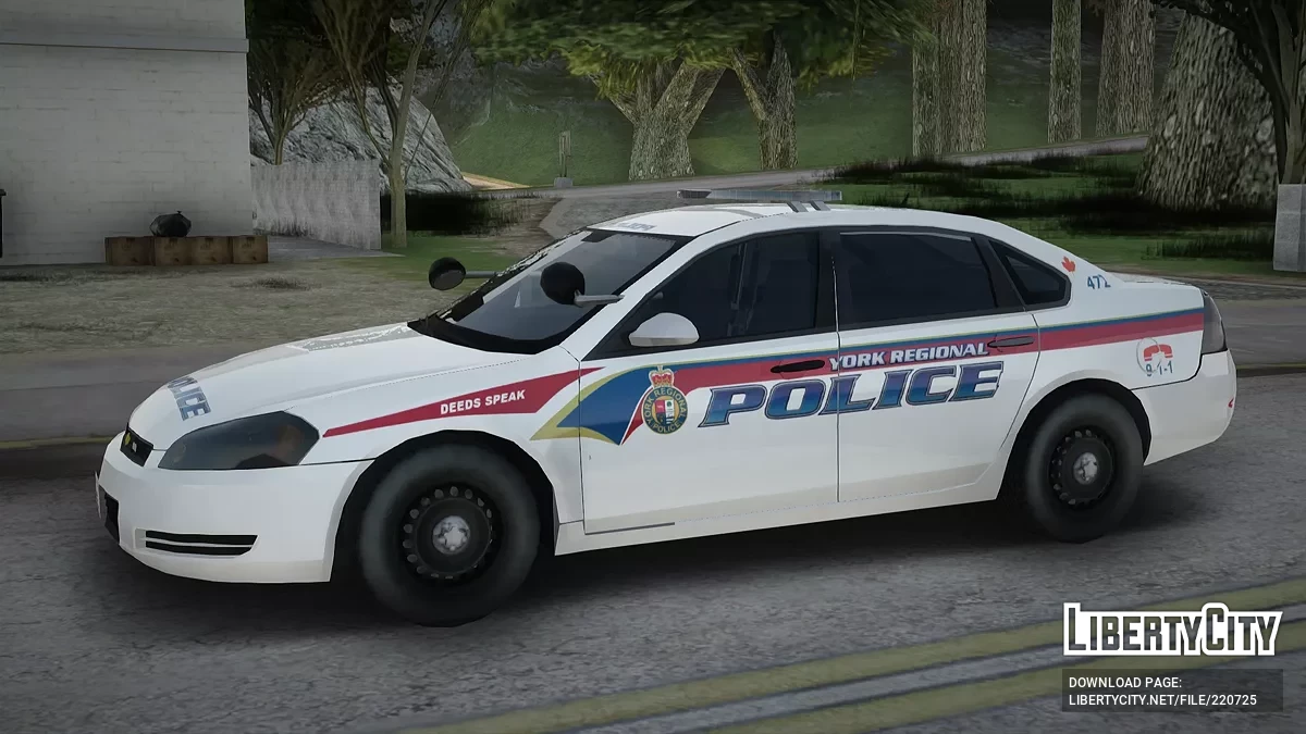 Chevrolet Impala '06 York Regular Police Department, Canada / GTA San Andreas