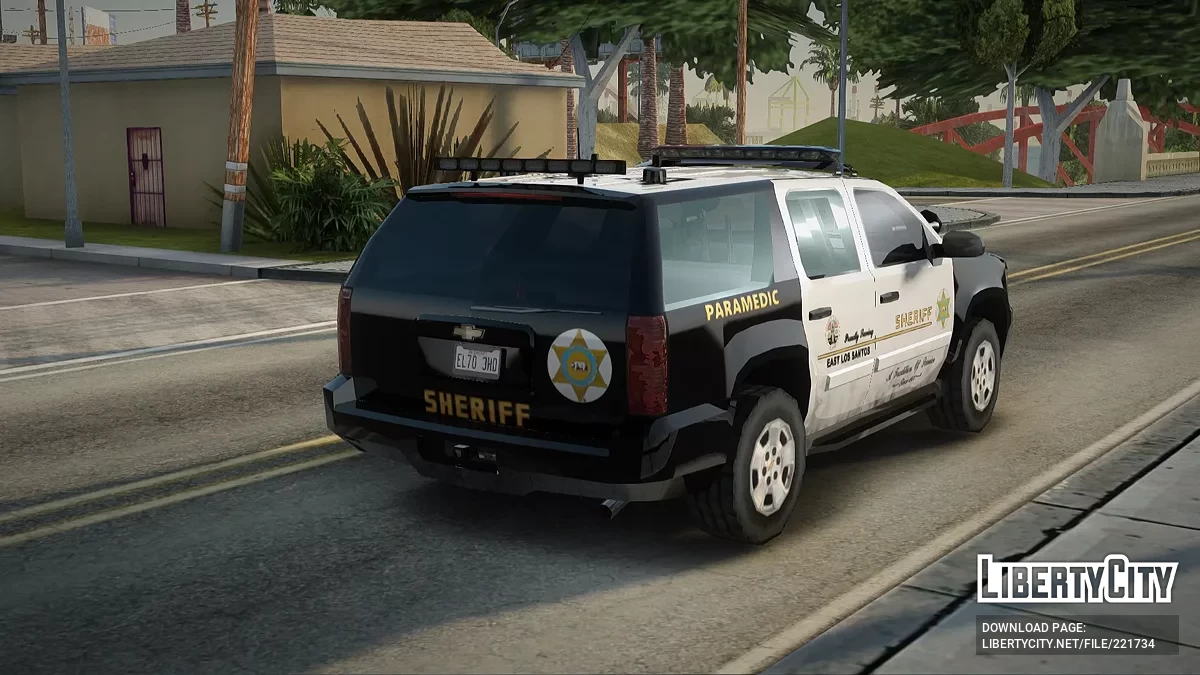 Chevrolet Suburban East Los-Santos County Sheriff Department Paramedic / GTA San Andreas
