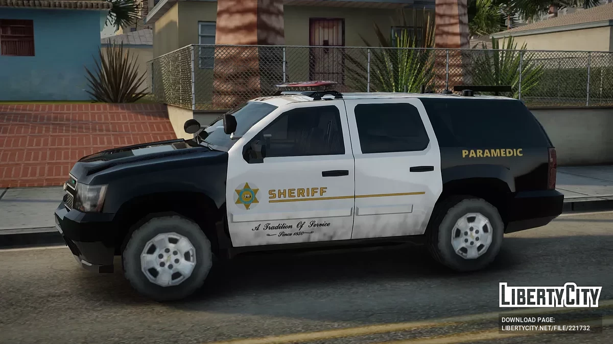 Chevrolet Suburban Los-Santos County Sheriff Department Paramedic / GTA San Andreas