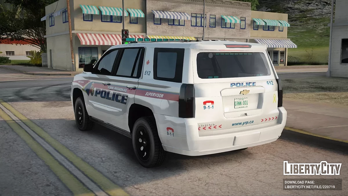 Chevrolet Tahoe '16 Departamento de Policía Regular de York / GTA San Andreas