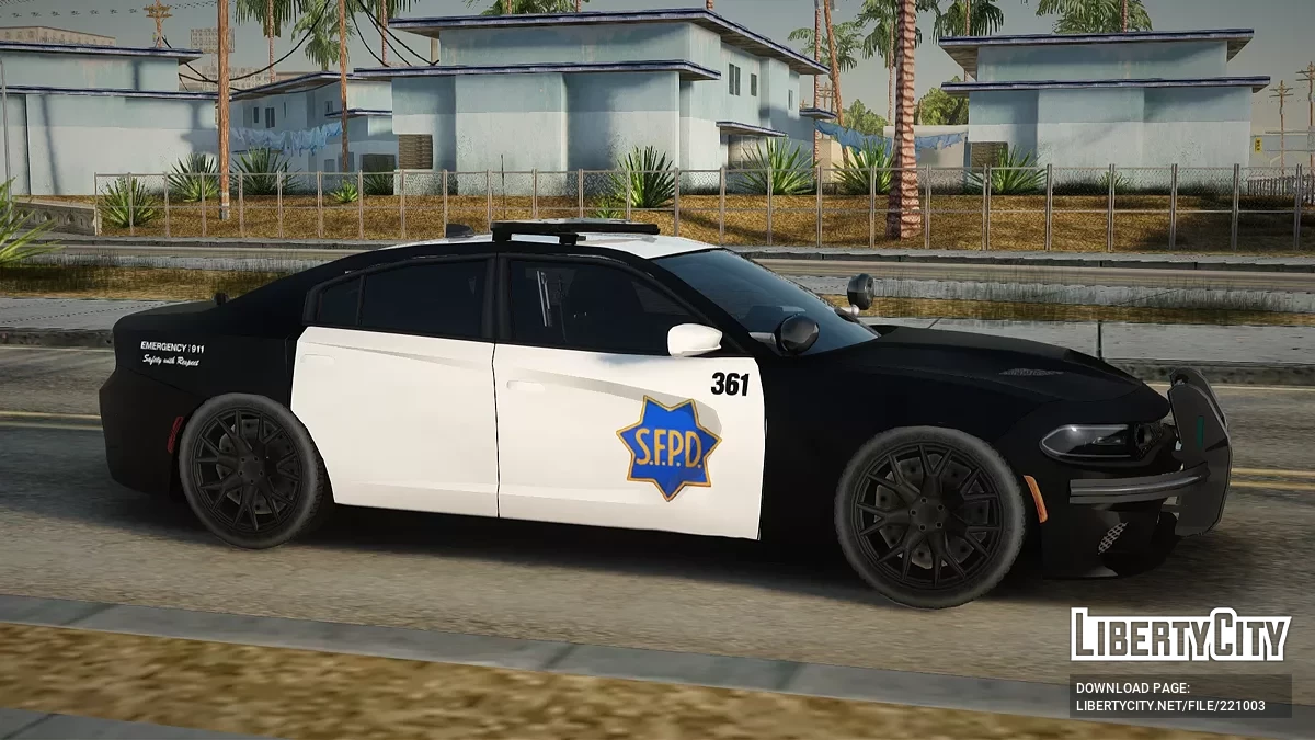 Dodge Charger '19 SRT Hellcat San Francisco Police Departament / GTA San Andreas