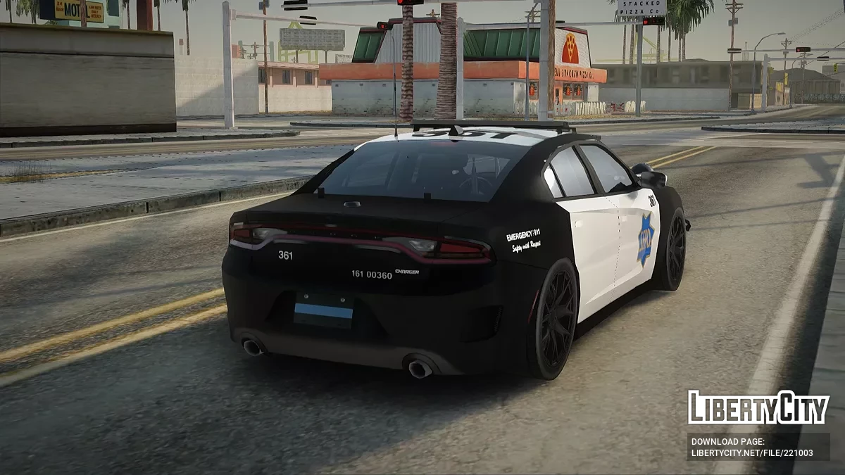 Dodge Charger '19 SRT Hellcat San Francisco Police Departament / GTA San Andreas