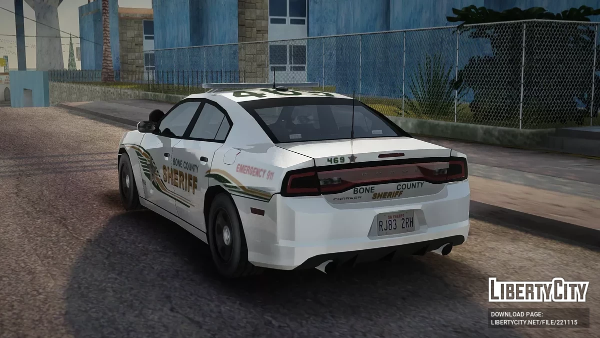 Dodge Charger 2013 Bone County Sheriff Departament / جي تي إيه سان أندرياس