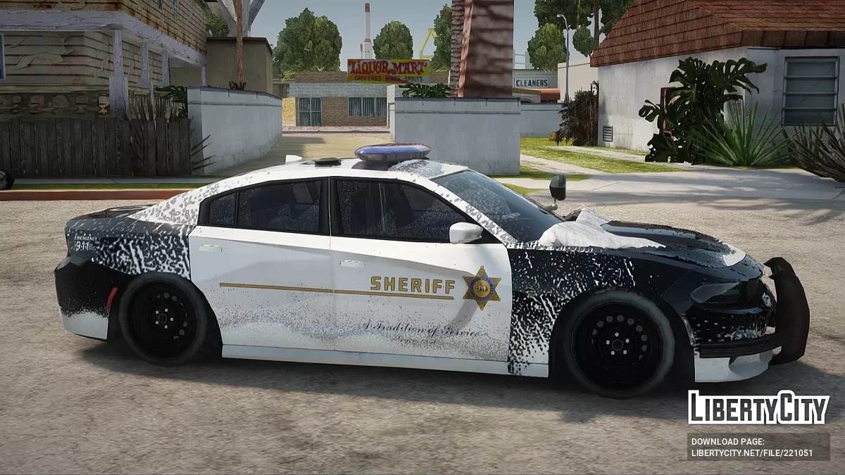 Dodge Charger Los Santos Sheriff Departament Winter Edition / GTA San Andreas